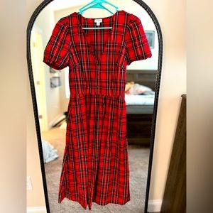J.Crew Tartan Midi/Maxi Dress - Size 4